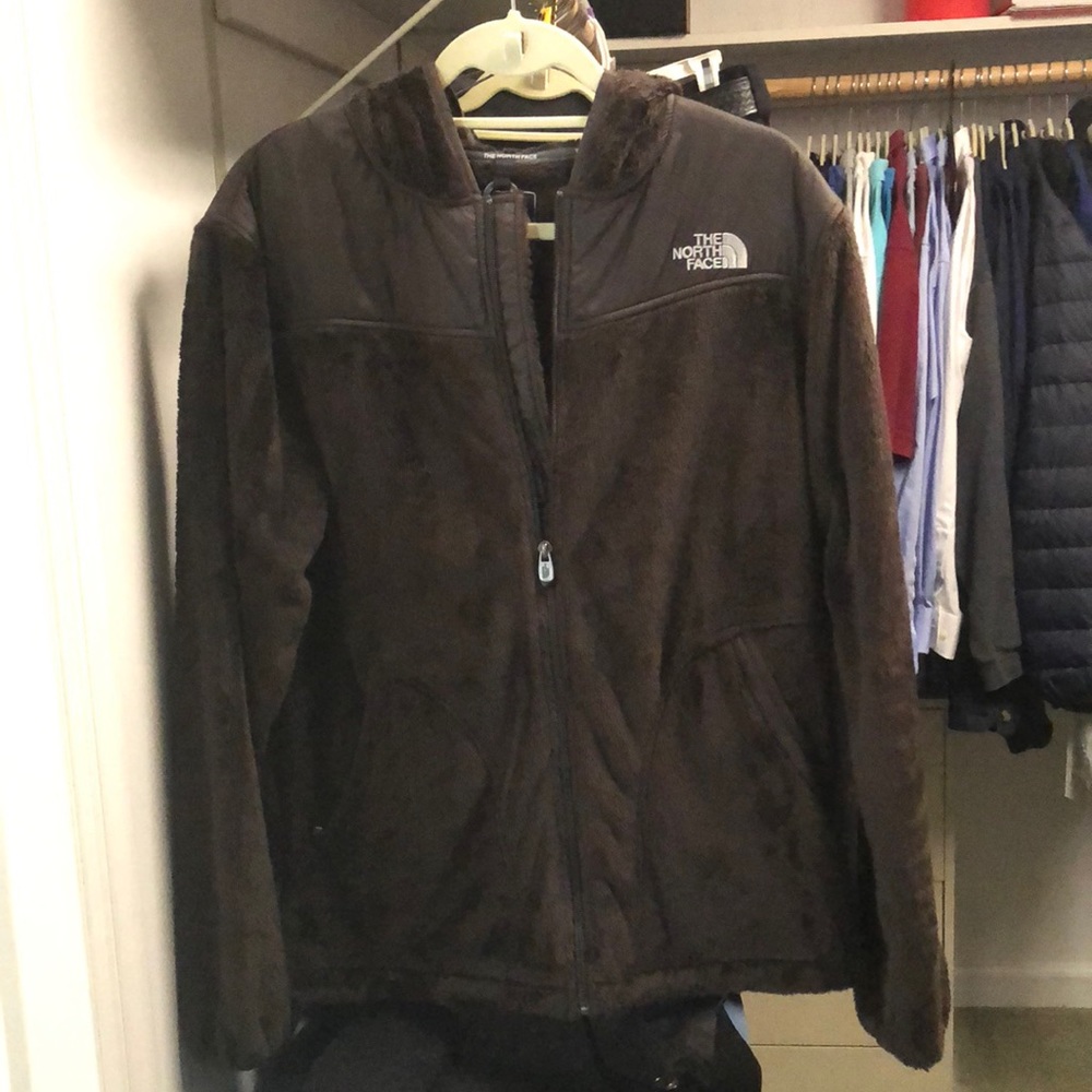 Brown north face jacket
